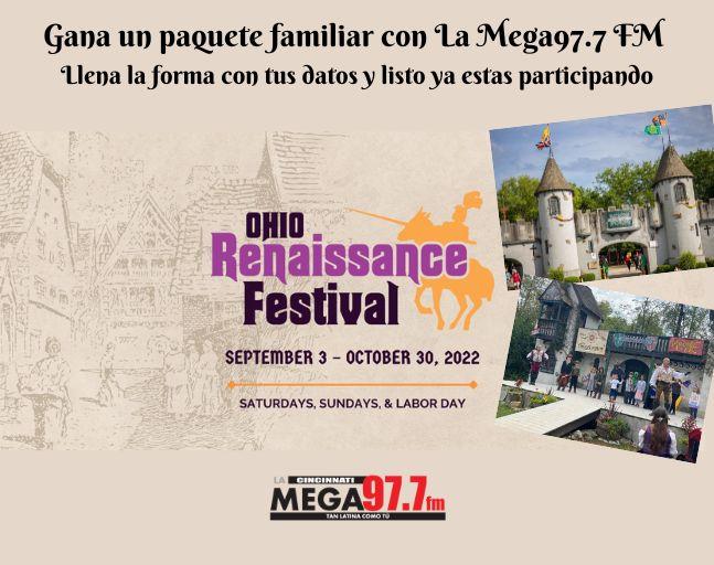 Festival del Renacimiento Family Pack Concurso/Promocion La Mega