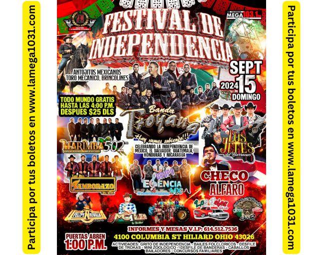 Festival de Independencia - JR Entertainment y La Mega 103.1 FM