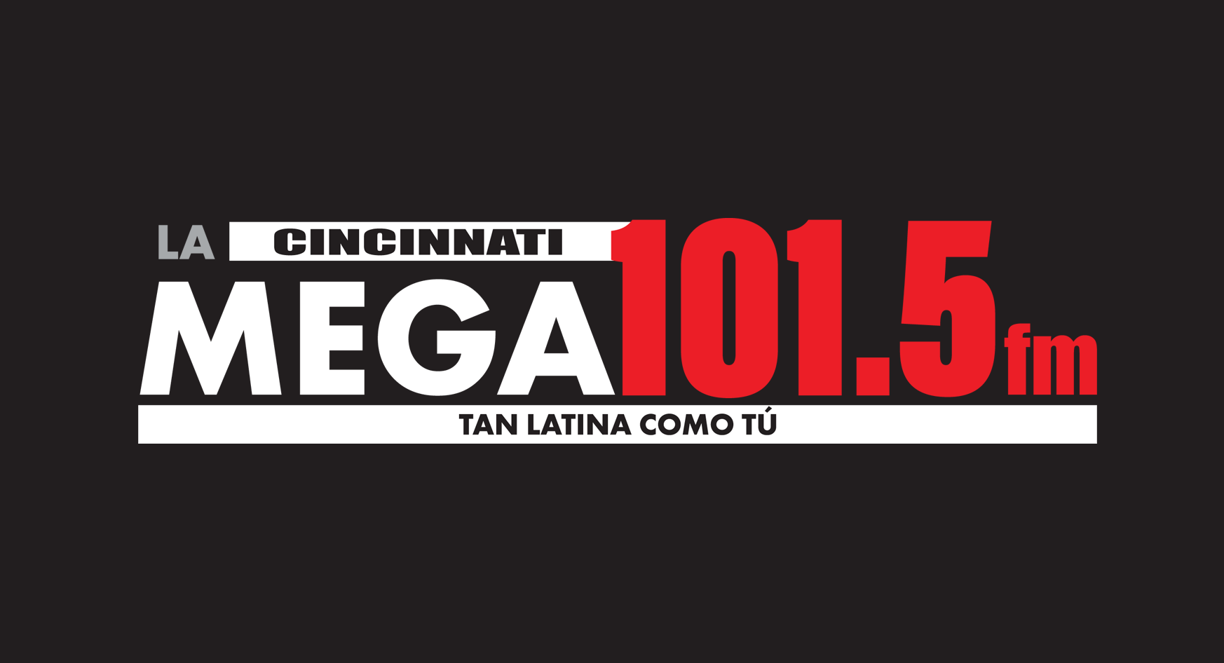 La Mega 101.5 Cincinnati Radio Logo